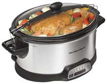 Load image into Gallery viewer, Hamilton Beach - Stay or Go 6-Quart Slow Cooker - Stainless
