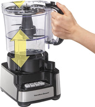 Load image into Gallery viewer, Hamilton Beach - Stack &amp; Snap 12 Cup Food Processor - Black