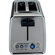Load image into Gallery viewer, Hamilton Beach - 2-Slice Extra-Wide-Slot Toaster - Modern Chrome